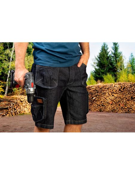 Krótkie spodenki robocze dżinsowe Neo Tools Denim - 81-279 - NEO Tools - 2