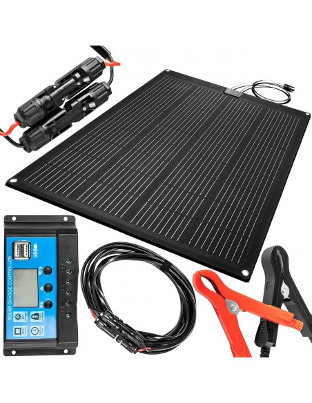 Zestaw fotowoltaiczny 100 W, panel z kontrolerem Neo Tools - 90-143_pakiet1 - NEO Tools - 1