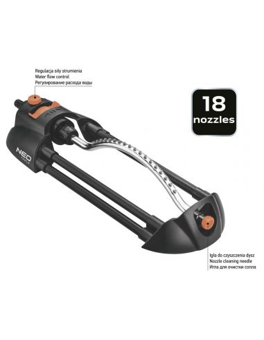 Zraszacz ogrodowy oscylacyjny 18 dysz Neo Tools - zestaw - 15-771 - NEO Tools - 4