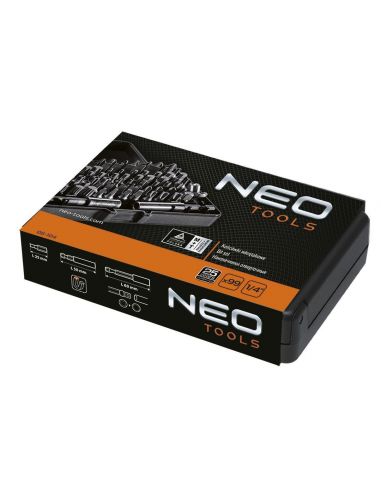 Zestaw bitów z uchwytem 99 szt. Neo Tools - 06-104 - NEO Tools - 2