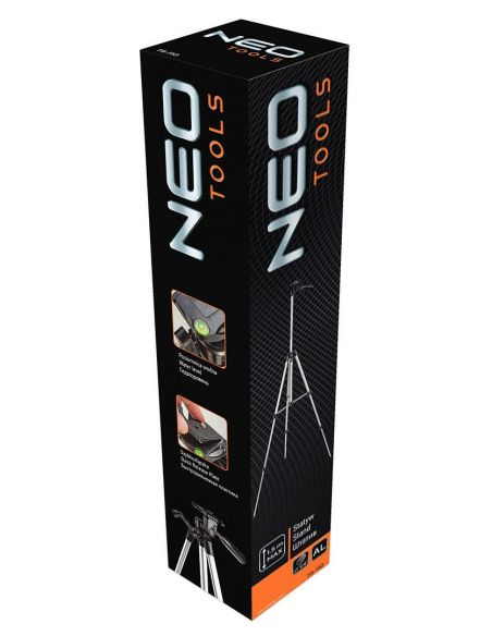 Statyw aluminiowy 1,5 m 1/4" do laserów krzyżowych i dalmierzy Neo Tools - 75-110 - NEO Tools - 6