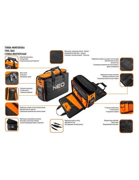 Torba monterska narzędziowa Neo Tools - 84-308 - NEO Tools - 14