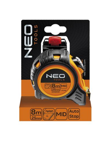 Miara zwijana stalowa 8 m AutoStop Neo Tools - 67-208 - NEO Tools - 8