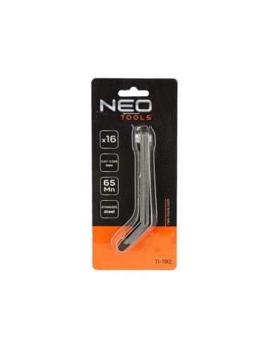 Szczelinomierz 16 listków odgiętych Neo Tools - 11-192 - NEO Tools - 5