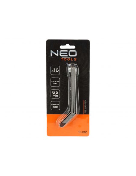 Szczelinomierz 16 listków odgiętych Neo Tools - 11-192 - NEO Tools - 5