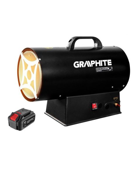 Nagrzewnica gazowa akumulatorowa z reduktorem 30 kW Graphite - 58GE101 - Graphite - 3