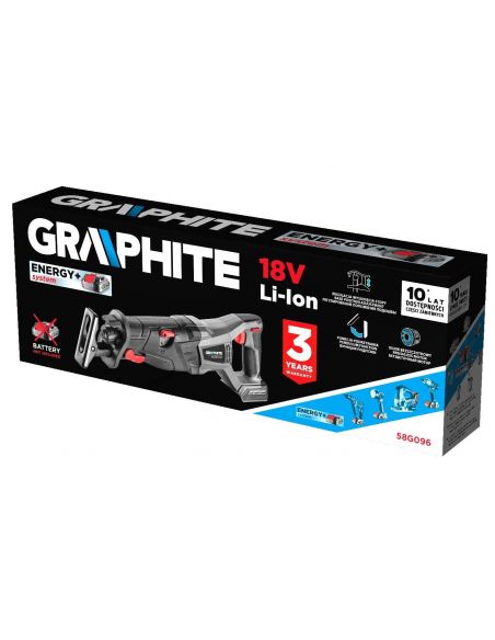 Piła szablasta akumulatorowa bezszczotkowa Energy+ Graphite - 58G096 - Graphite - 4