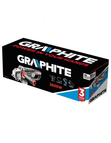 Szlifierka kątowa Graphite 2600 W 230 mm - 59G208 - Graphite - 2