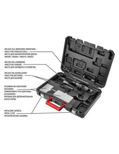 Wiertarko-wkrętarka akumulatorowa Energy+ Graphite - zestaw w walizce - 58G022-SET2 - Graphite - 21