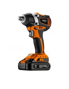 Klucz udarowy akumulatorowy 2x18V  Neo Tools z zestawem nasadek 1/2" - 08-600 - NEO Tools - 1 2