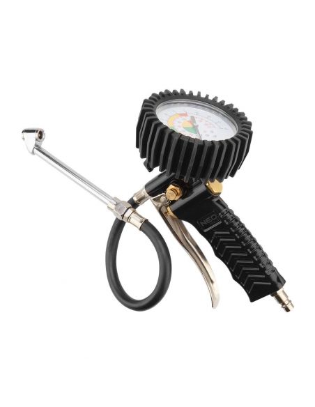 Pistolet do pompowania z przedłużeniem i manometrem 63 mm Neo Tools - 14-716 - NEO Tools - 1