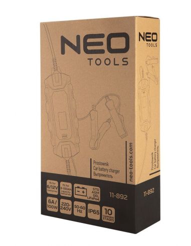Prostownik automatyczny Neo Tools 6 A 100 W - 11-892 - NEO Tools - 4