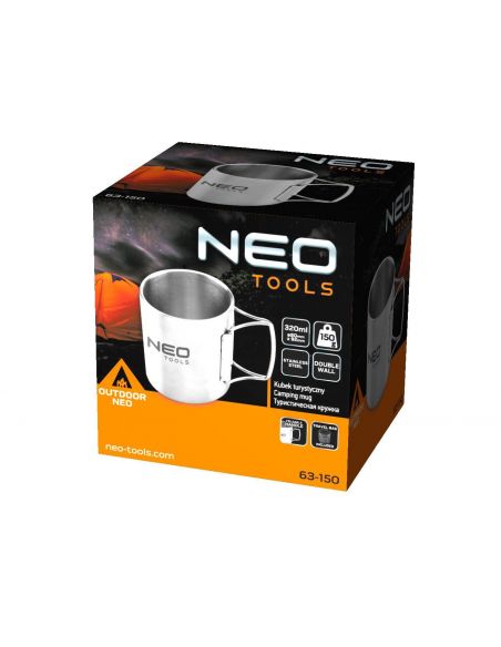 Kubek turystyczny ze stali nierdzewnej 320 ml Neo Tools - 63-150 - NEO Tools - 4