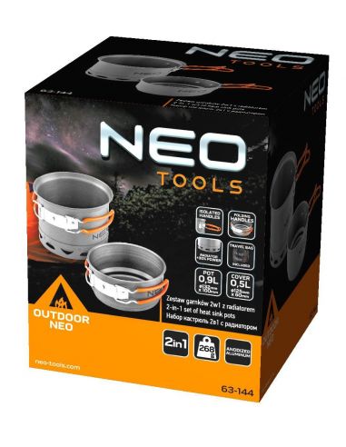 Zestaw garnków z radiatorem 2w1 Neo Tools - 63-144 - NEO Tools - 9