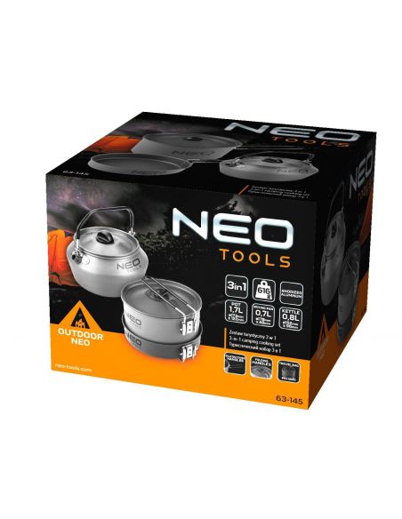 Naczynia turystyczne 3w1 Neo Tools - 63-145 - NEO Tools - 11