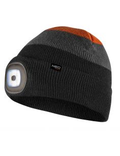 Ciepła czapka z latarką czołową LED Neo Tools - 81-631 - NEO Tools - 1