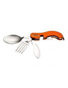 Scyzoryk sztućce turystyczne ze stali nierdzewnej 3 w 1 Neo Tools - 63-027 - NEO Tools - 1 2