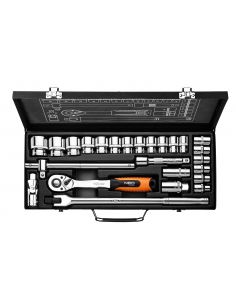 Zestaw kluczy nasadowych 1/2" 25 el. Neo Tools - 08-674 - NEO Tools - 1 2