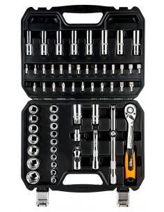 Zestaw kluczy nasadowych 1/2" 58 el. Neo Tools - 08-663 - NEO Tools - 1 2