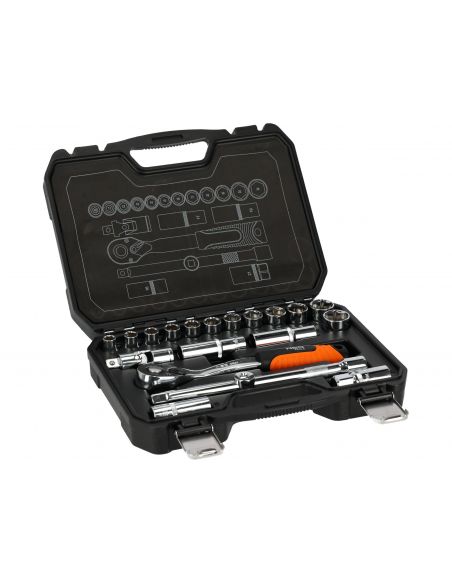 Zestaw kluczy nasadowych 1/2" 20 el. Neo Tools - 08-661 - NEO Tools - 1