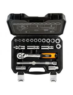 Zestaw kluczy nasadowych 1/2" 20 el. Neo Tools - 08-661 - NEO Tools - 1 2