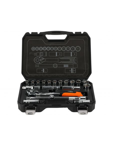 Zestaw kluczy nasadowych 1/2" 20 el. Neo Tools - 08-661 - NEO Tools - 3