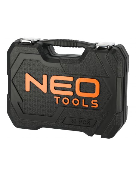 Zestaw kluczy nasadowych 1/2" 20 el. Neo Tools - 08-661 - NEO Tools - 8