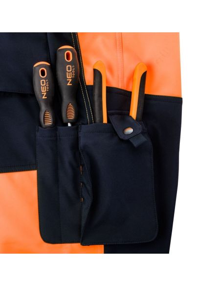 Wodoodporne spodnie robocze softshell ostrzegawcze Neo Tools - 81-751 - NEO Tools - 7