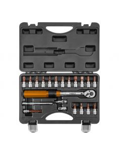 Klucz dynamometryczny 1/4" Neo Tools - zestaw - 08-821 - NEO Tools - 1 2
