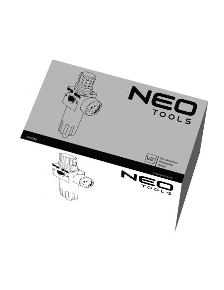 Filtr odwadniacz z reduktorem ciśnienia 1/2" Neo Tools - 14-732 - NEO Tools - 6