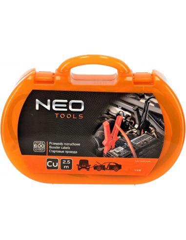 Kable rozruchowe Neo Tools 600 A / 2,5 m - 11-836 - NEO Tools - 3