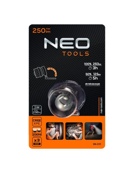 Latarka czołowa 250 lm LED Neo Tools - 99-201 - NEO Tools - 4