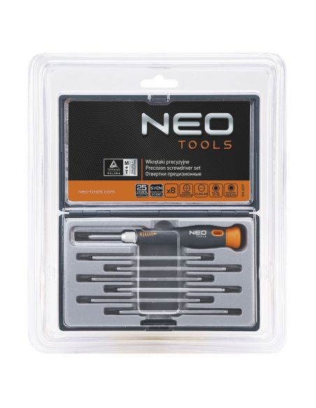 Wkrętaki precyzyjne SvCm 8 el. Neo Tools - 04-227 - NEO Tools - 3