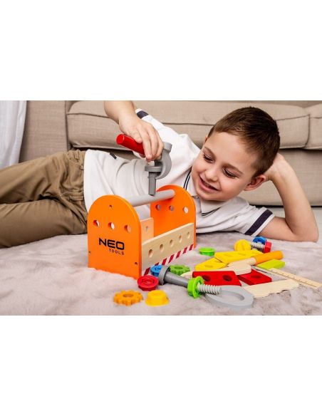 Zabawka zestaw narzędzi drewnianych Neo Tools - GD022 - NEO Tools - 3