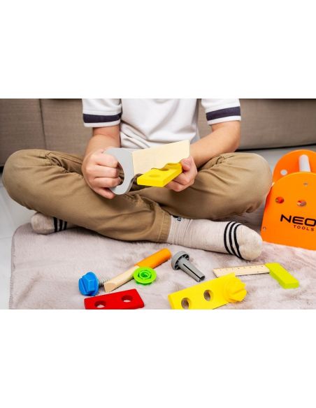 Zabawka zestaw narzędzi drewnianych Neo Tools - GD022 - NEO Tools - 5