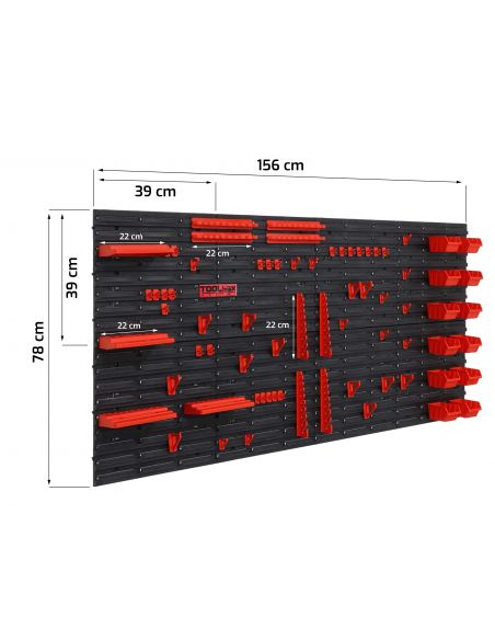 Tablica narzędziowa Toolbox System Wall Mix 160x80 - TS.W.160.080.M_px - Toolbox System - 9