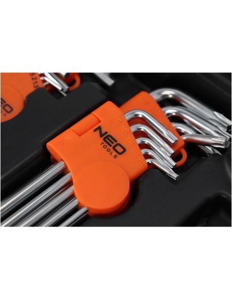Zestaw kluczy nasadowych 1/2" 1/4" CrV 138 el. Neo Tools - 10-208 - NEO Tools - 6