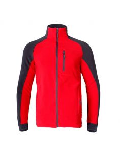 Bluza polarowa czerwono-szara Lahti Pro - LPBP1 - Lahti Pro - 1 2