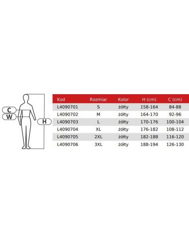 Ocieplana kurtka ostrzegawcza żółta Lahti Pro - L409070X - Lahti Pro - 3