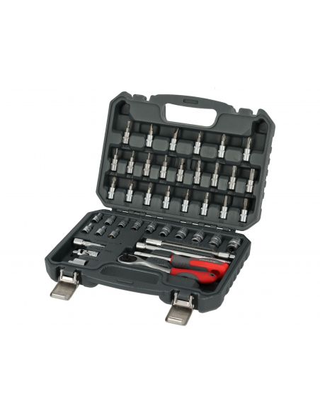 Zestaw kluczy nasadowych 1/4" 43 el. Proline - 58843 - Proline - 1