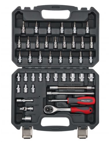 Zestaw kluczy nasadowych 1/4" 43 el. Proline - 58843 - Proline - 3