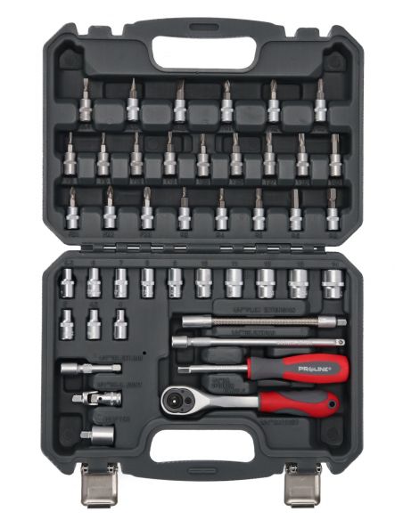 Zestaw kluczy nasadowych 1/4" 43 el. Proline - 58843 - Proline - 3