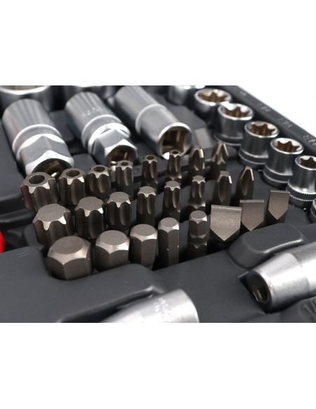 Zestaw kluczy nasadowych 1/4" 1/2" 3/8" 150 el. Proline - 588150 - Proline - 5