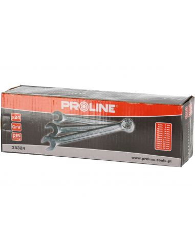 Klucze płasko-oczkowe Proline 6-32 mm 24 el. - 35324 - Proline - 6