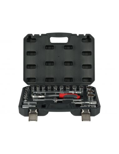 Zestaw kluczy nasadowych 1/2" 25 el. Proline - 58825 - Proline - 2