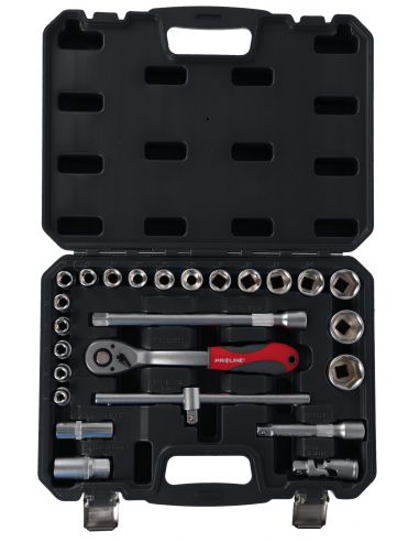 Zestaw kluczy nasadowych 1/2" 25 el. Proline - 58825 - Proline - 3