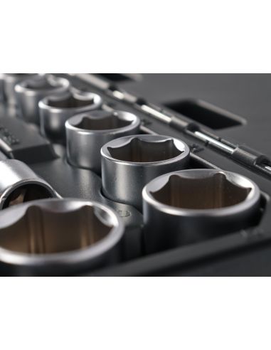 Zestaw kluczy nasadowych 1/2" 25 el. Proline - 58825 - Proline - 7