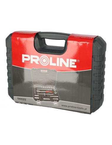 Zestaw kluczy nasadowych 1/2" 25 el. Proline - 58825 - Proline - 9