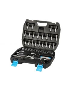 Zestaw kluczy nasadowych 1/4" 46 el. Mega - 58046 - Mega - 1