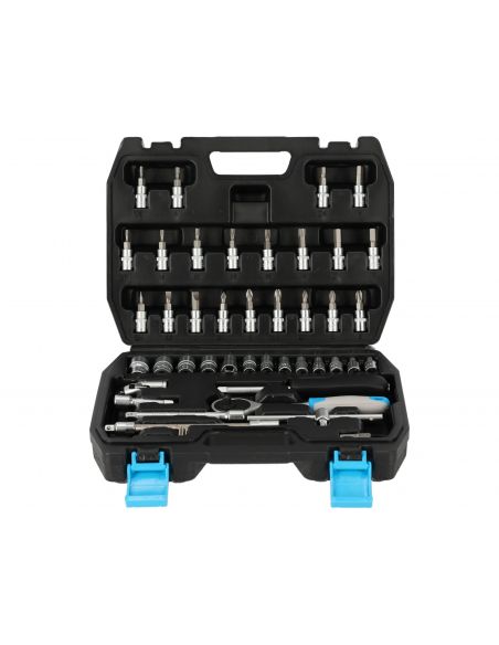 Zestaw kluczy nasadowych 1/4" 46 el. Mega - 58046 - Mega - 2